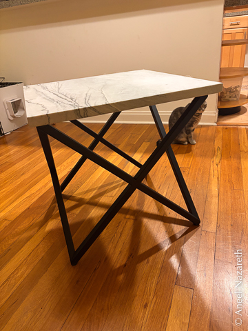 And here it has a quartzite top on it